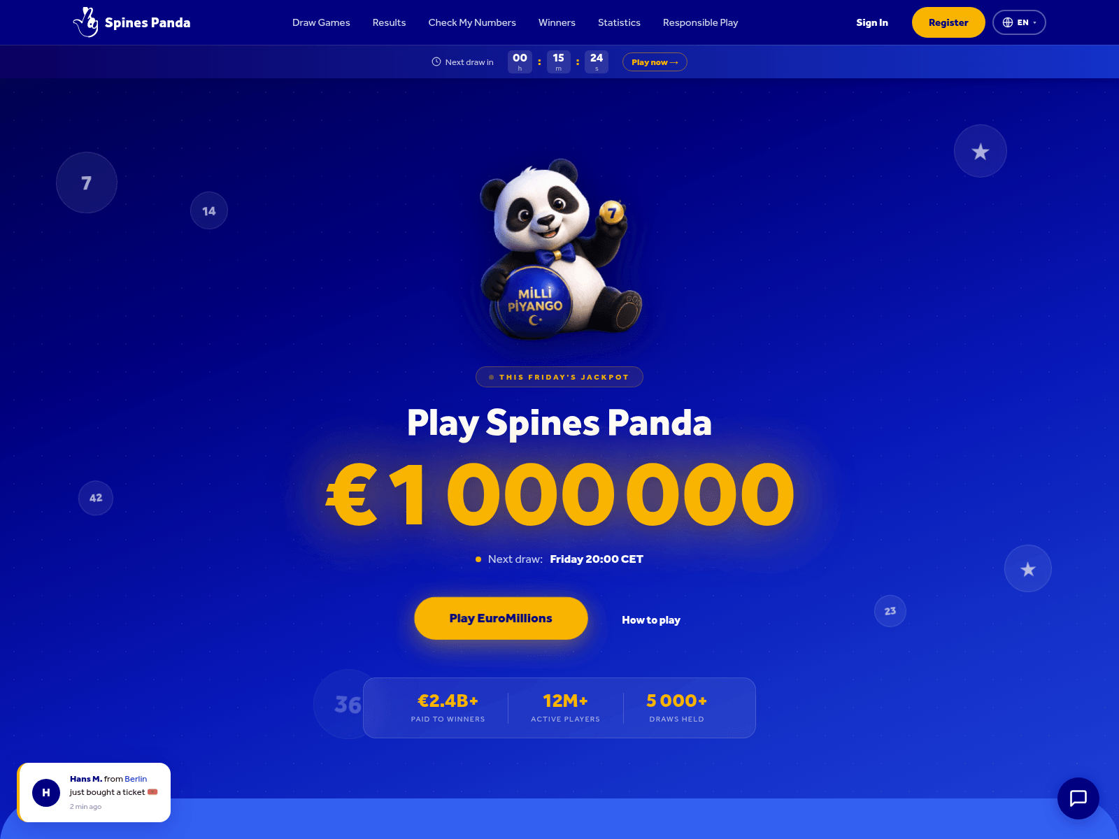 Screenshot of spinespanda.com