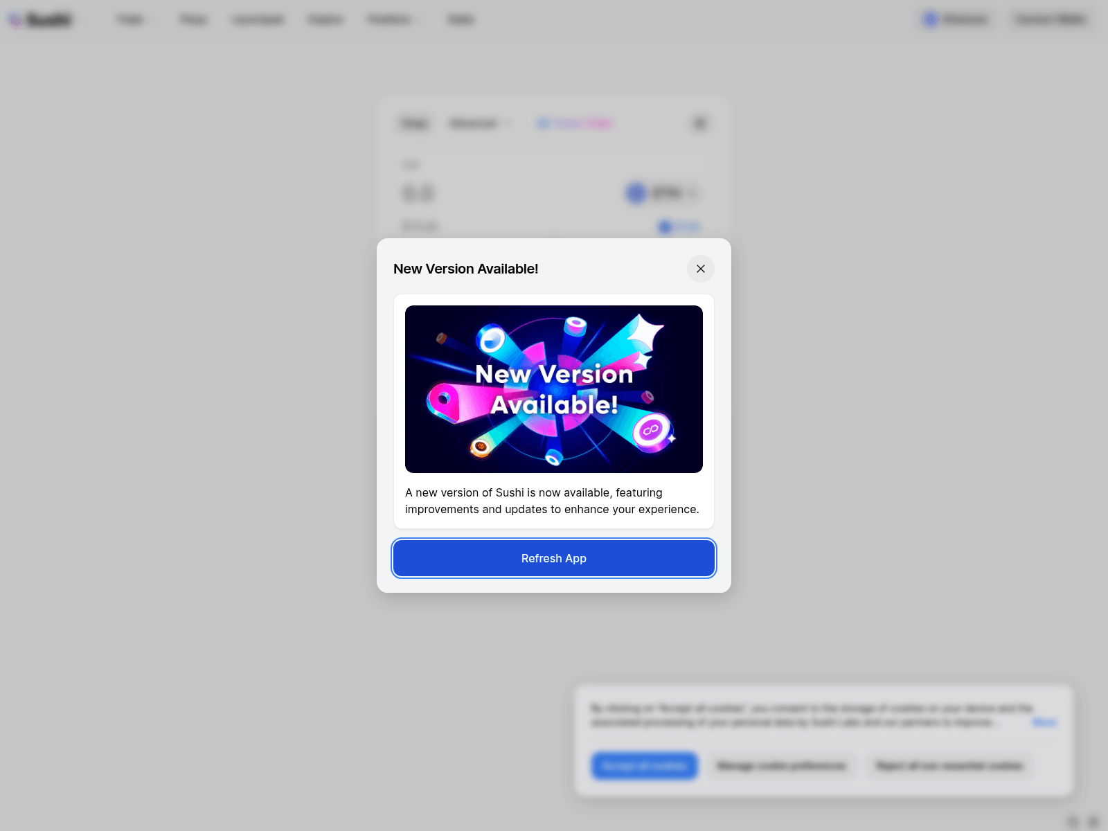 Screenshot of v3-sushiswap.com