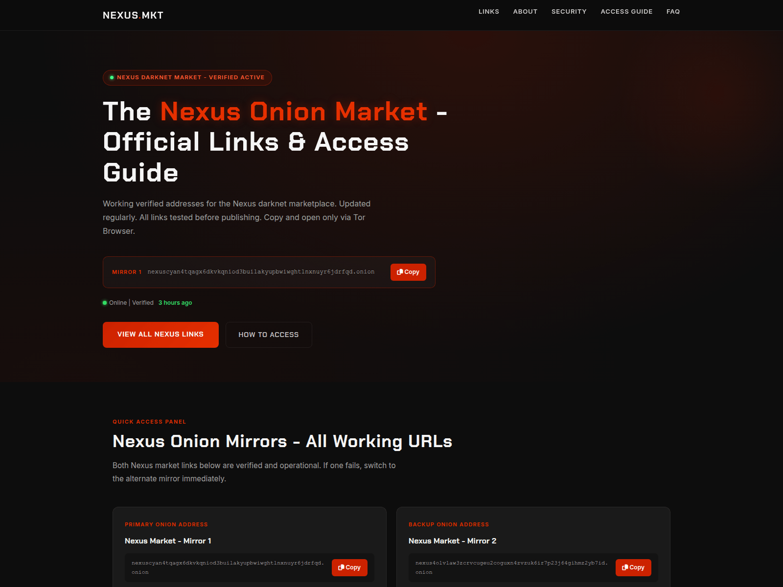 Screenshot of zone.nexus-tor-link.net