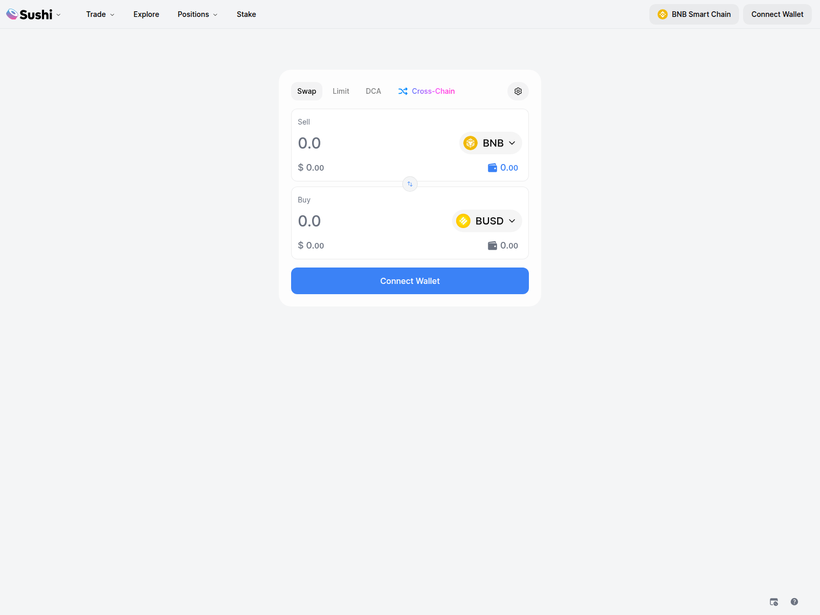 Screenshot of sushii-swaps.org