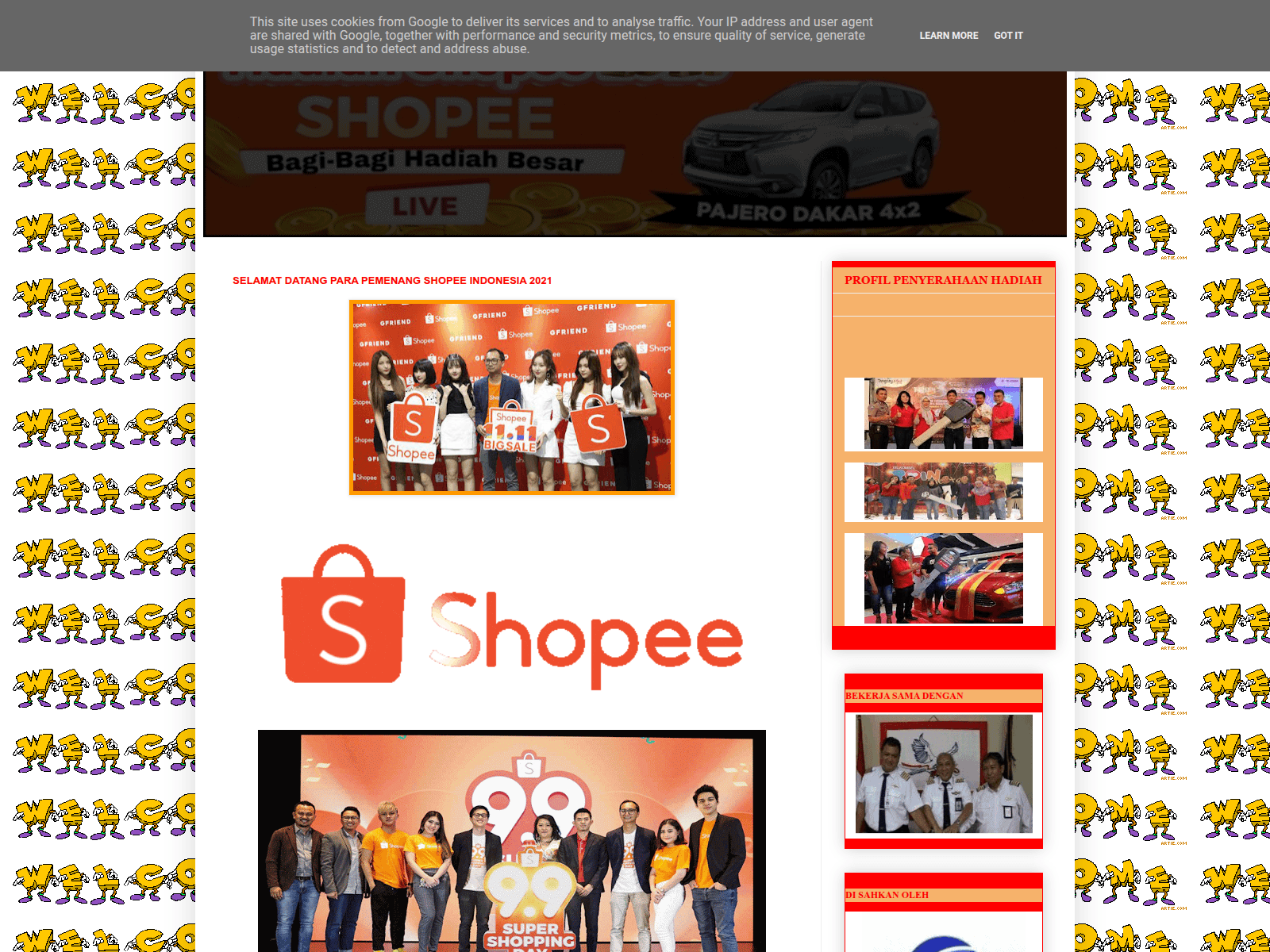 Screenshot of bigshopee26.blogspot.com