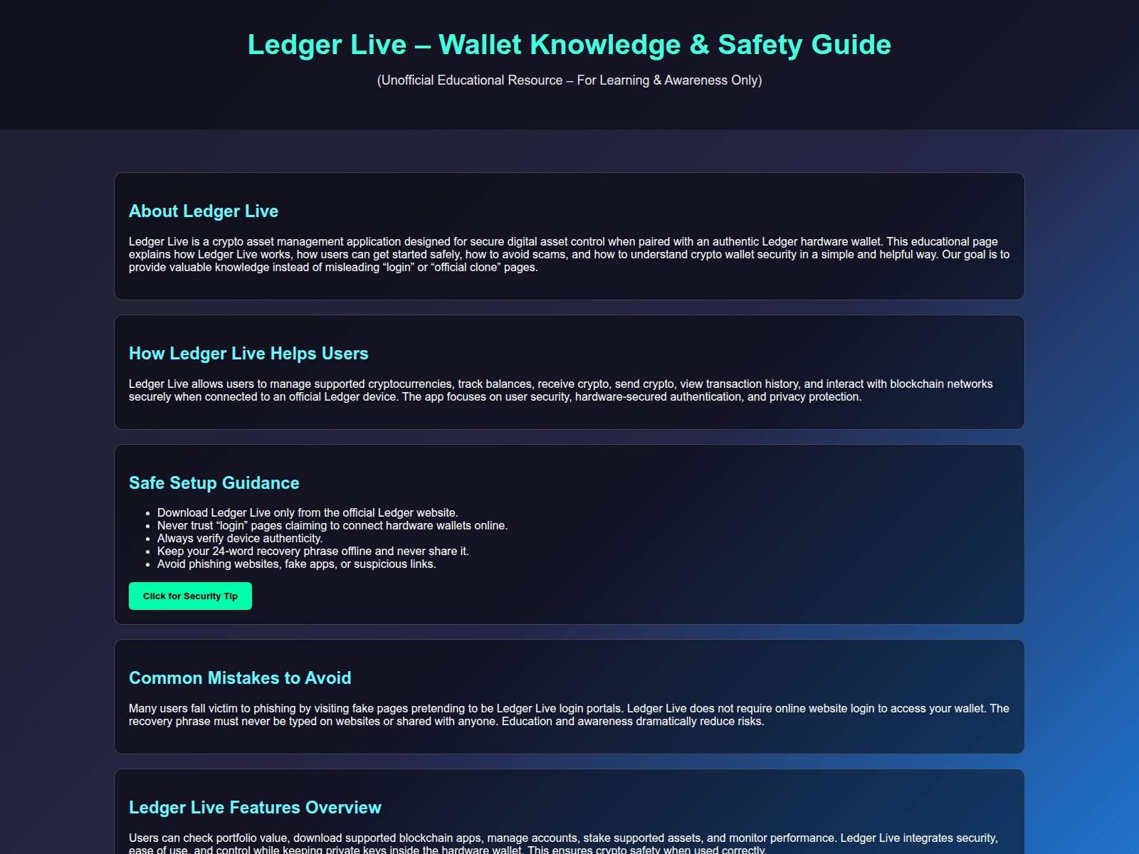 Screenshot of ldgr-secure-live.wasmer.app