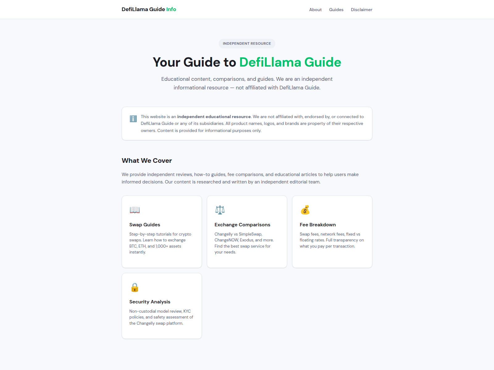 Screenshot of defilllama.at