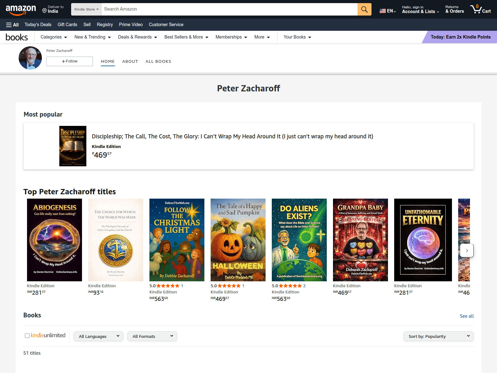 Screenshot of onlineseminary.info