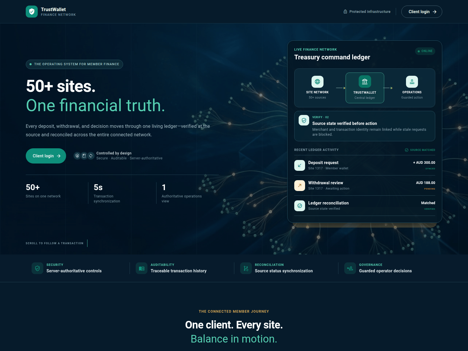 Screenshot of trustwalletaus.com