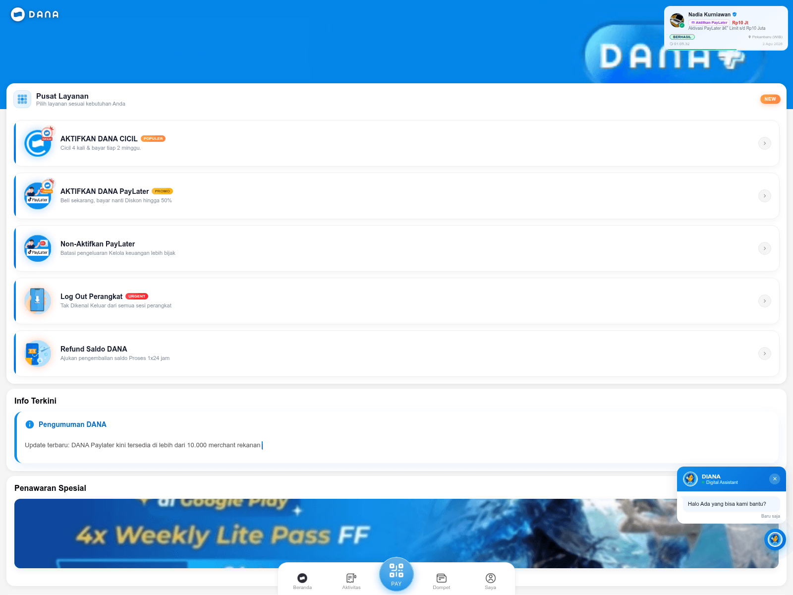 Screenshot of fituree-menupay-id.offcou.beauty