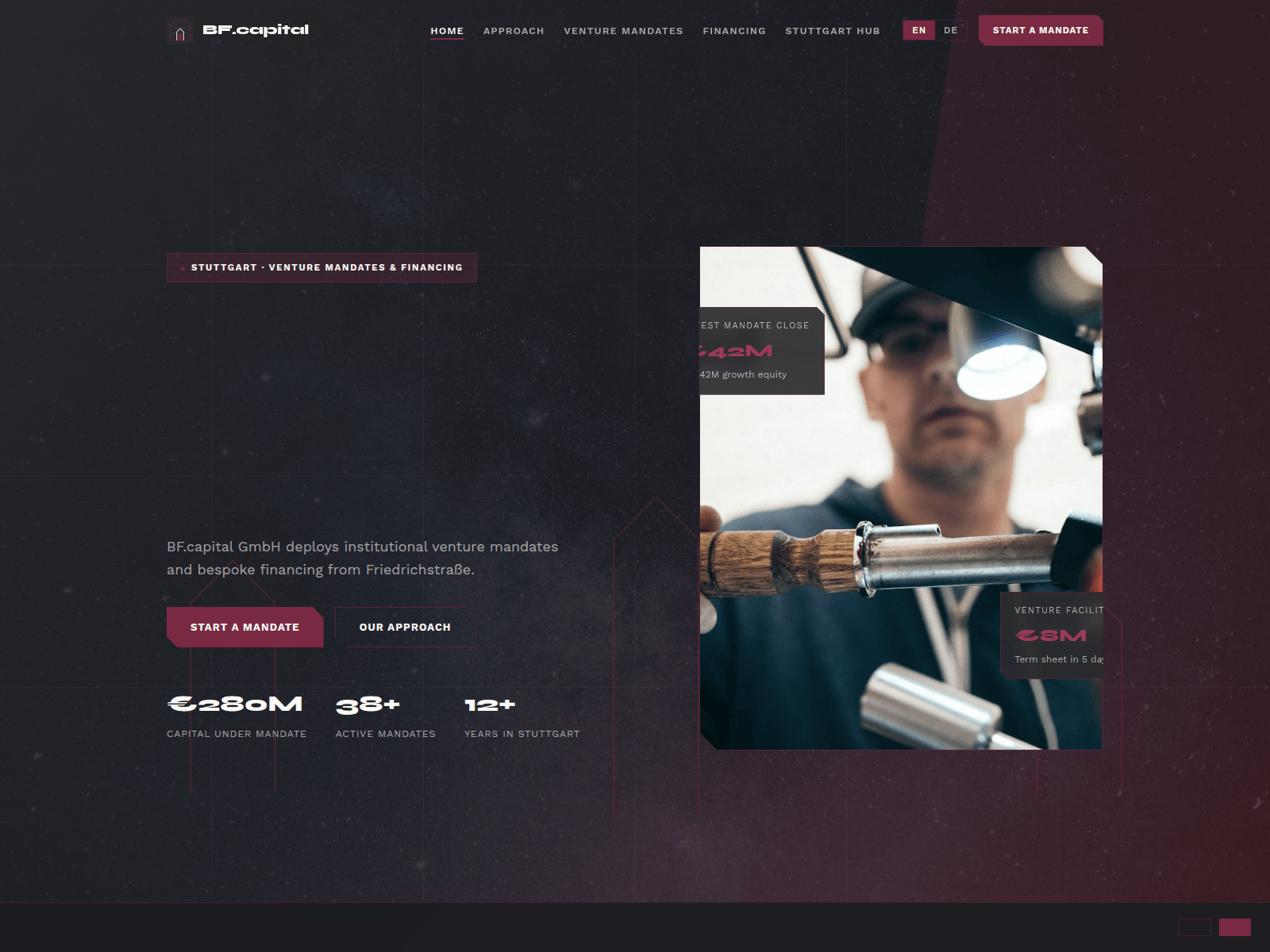 Screenshot of bf-capital-gbh.com
