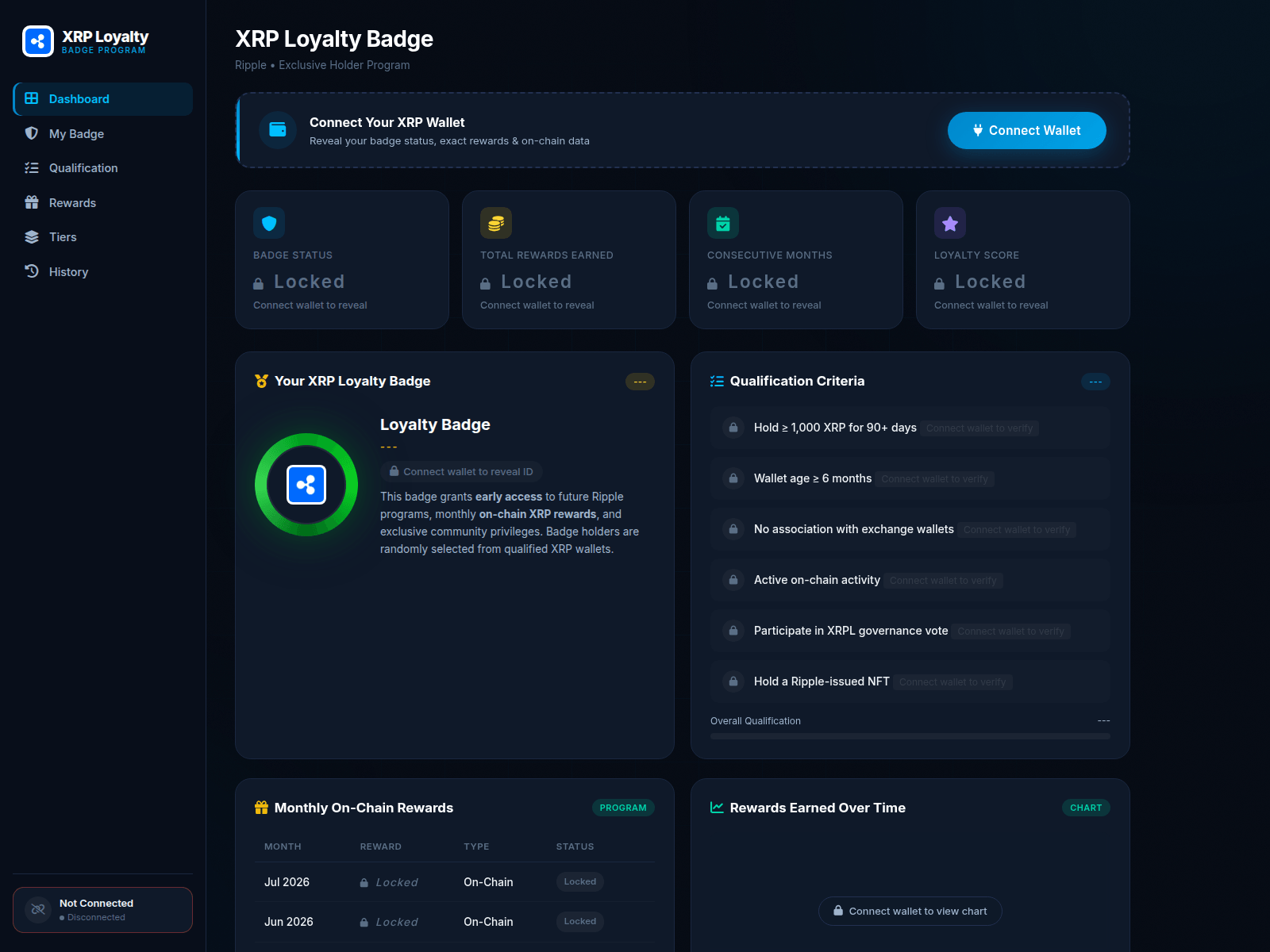 Screenshot of badge-xrp.com