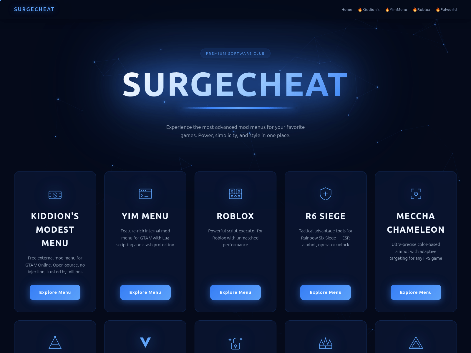 Screenshot of surgecheat.com