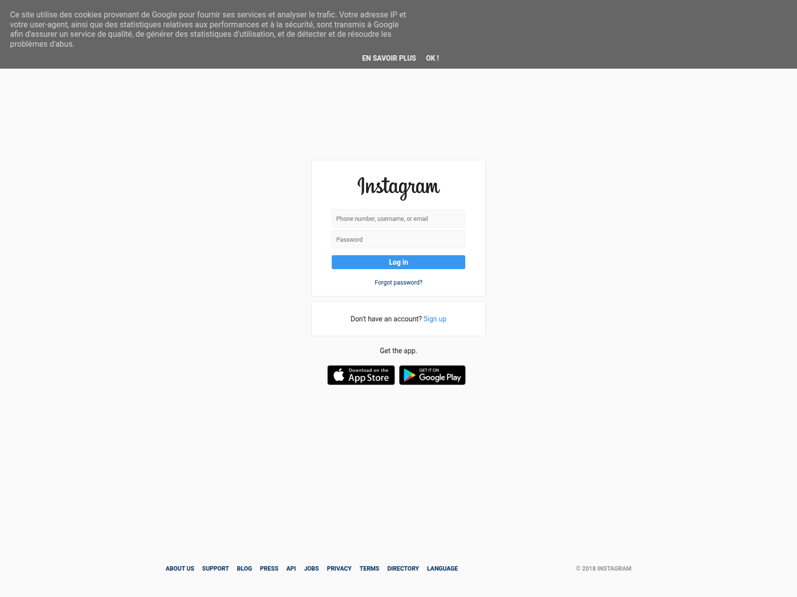 Screenshot of instagramlogin556.blogspot.com