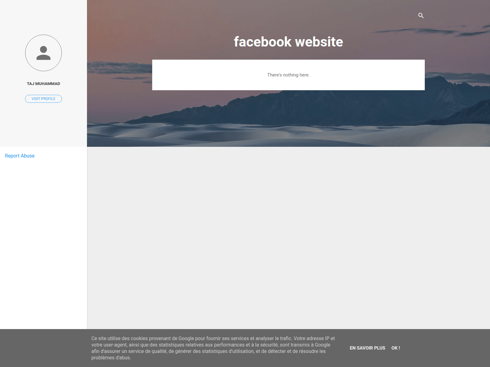 Screenshot of facebookwebsite9.blogspot.com