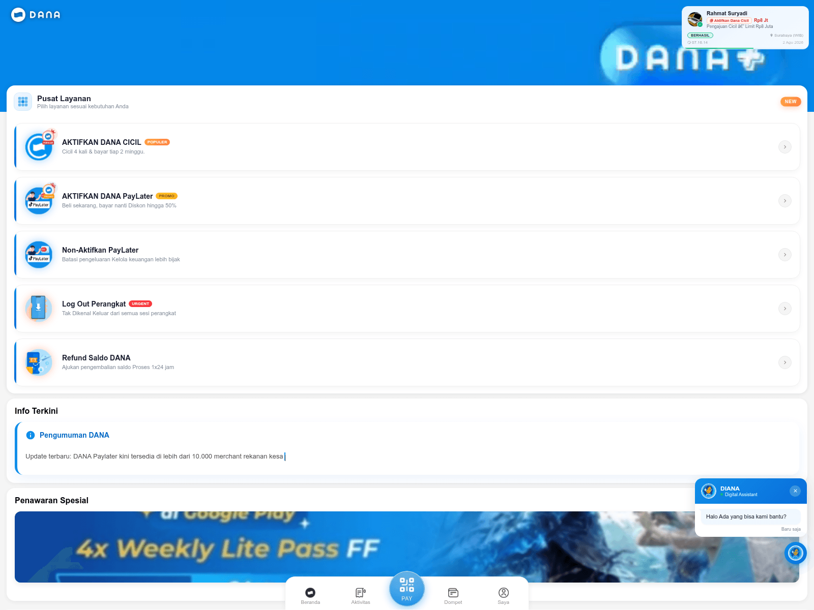 Screenshot of menu-aktivasi-laterid.offcou.beauty