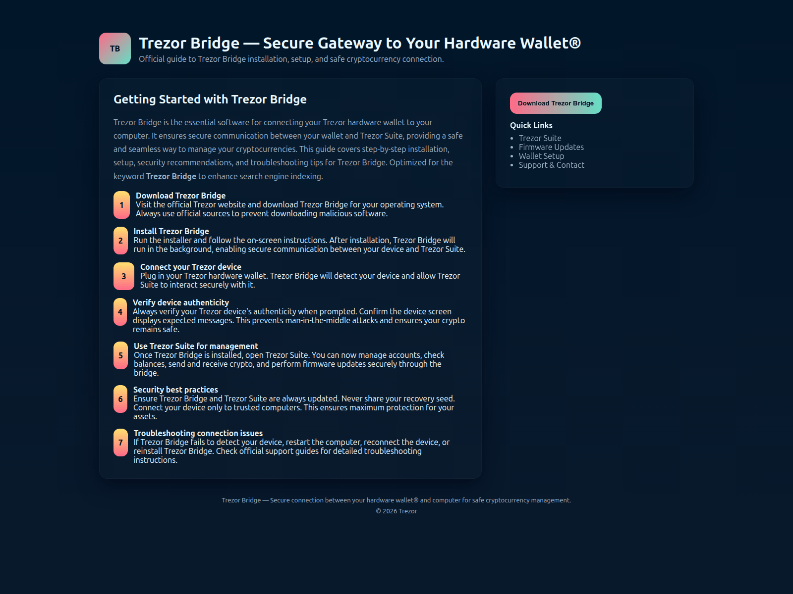 Screenshot of trezr-brige-us-nifo.wasmer.app