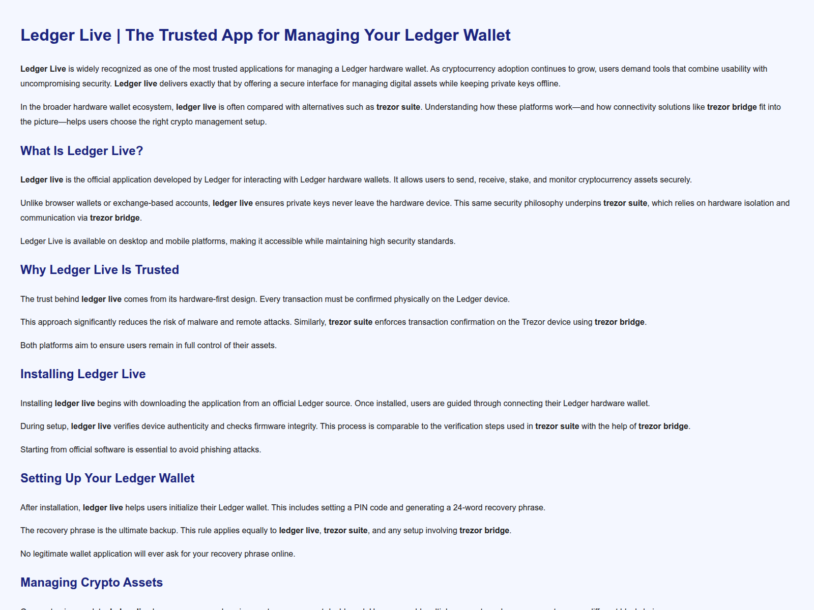 Screenshot of ledger-secure-live.wasmer.app