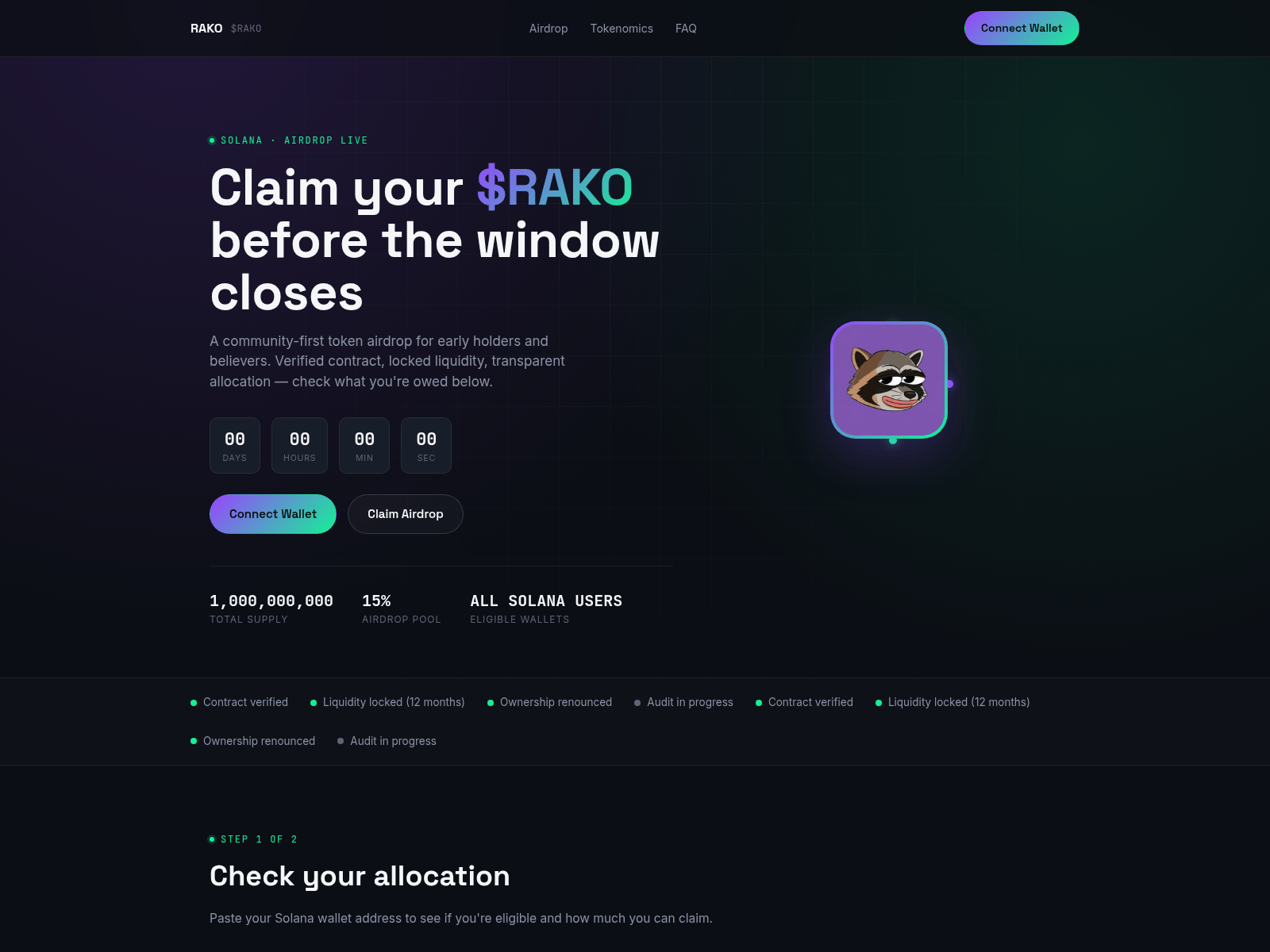 Screenshot of rako.free-meme.fun