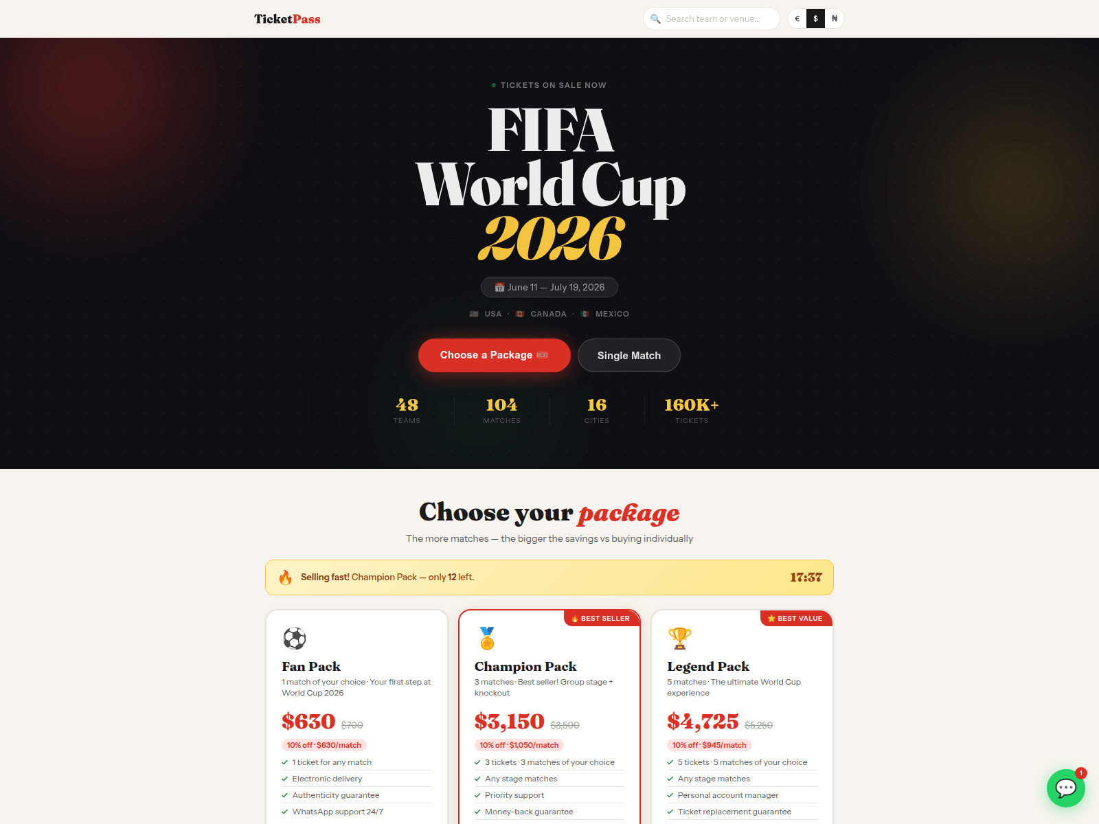 Captura de pantalla de football-tickets.shop