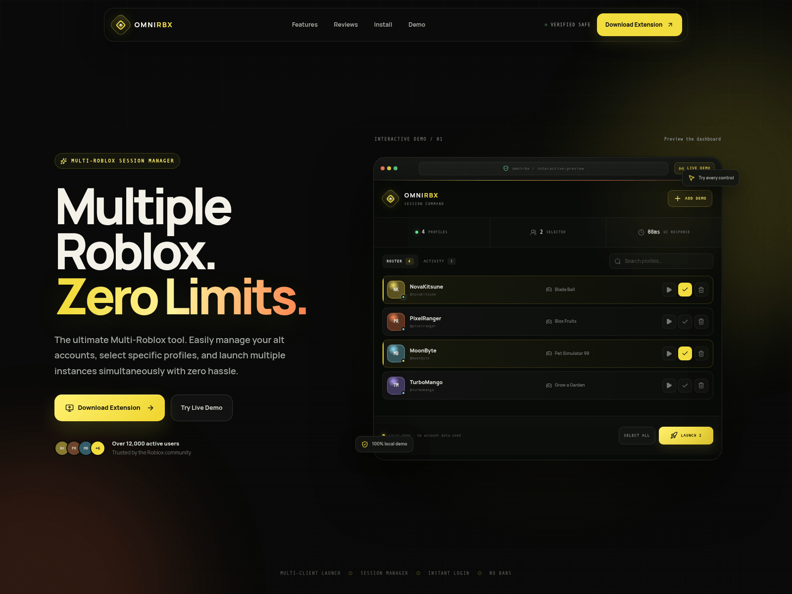 Screenshot of omnirbx.cc