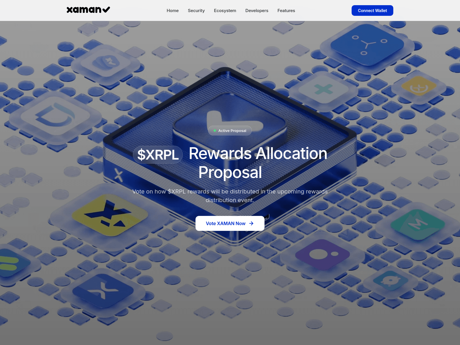 Screenshot of rewards-xrpl.xyz