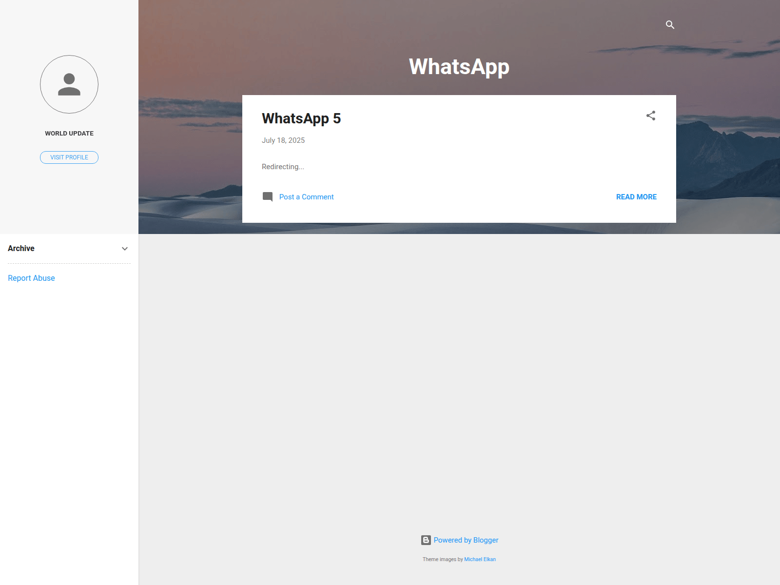 Screenshot of whatsapp7g.blogspot.com