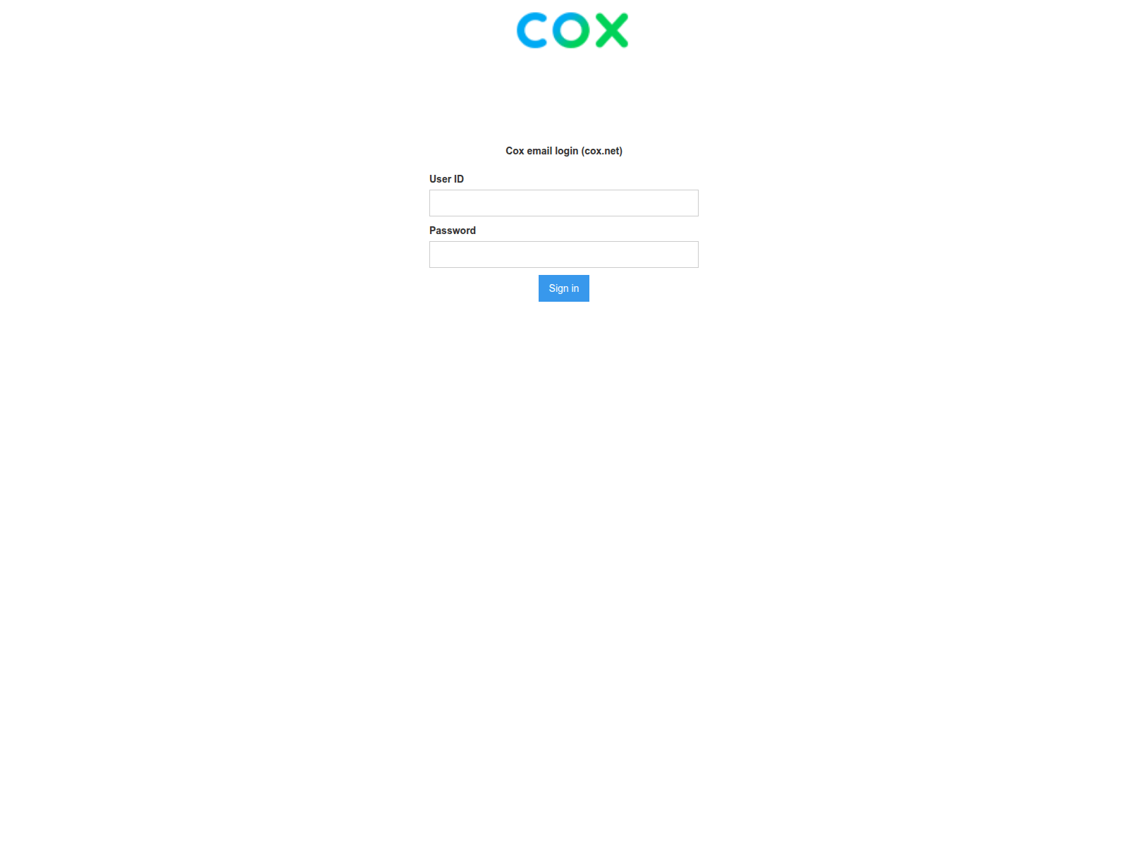 Screenshot of coxsite.webflow.io