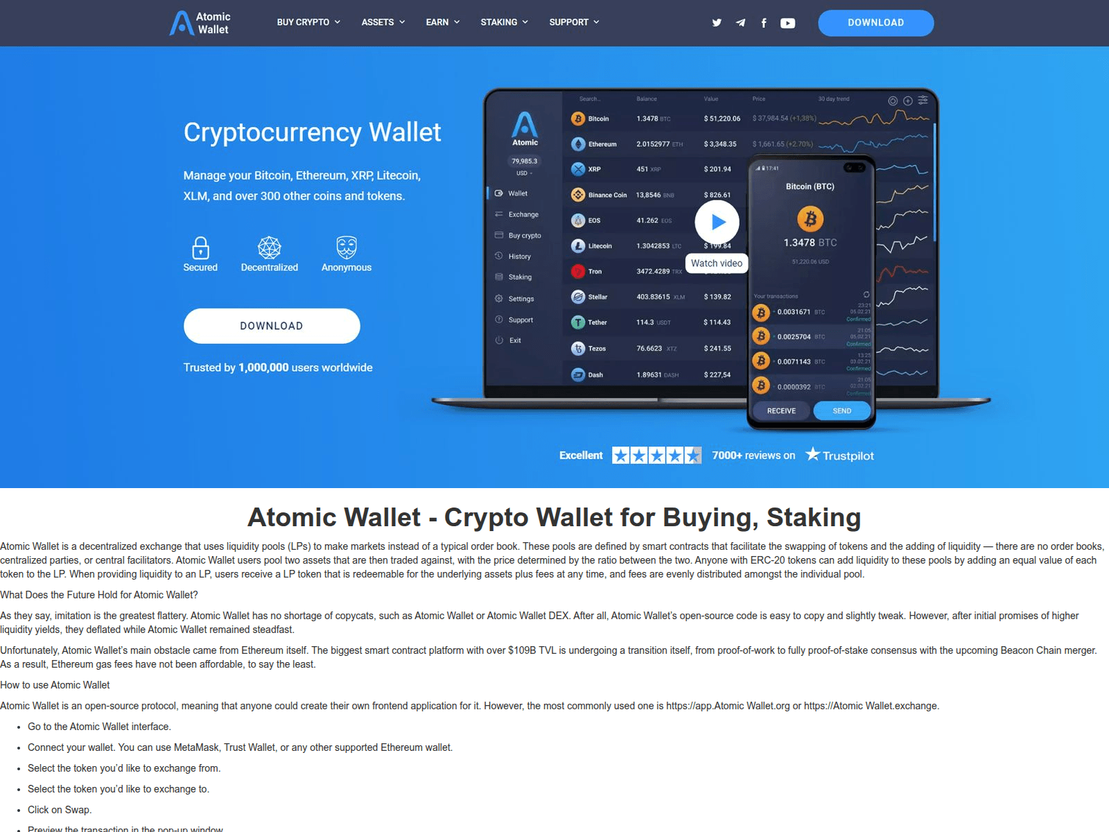 Screenshot of atomicwauillet.webflow.io