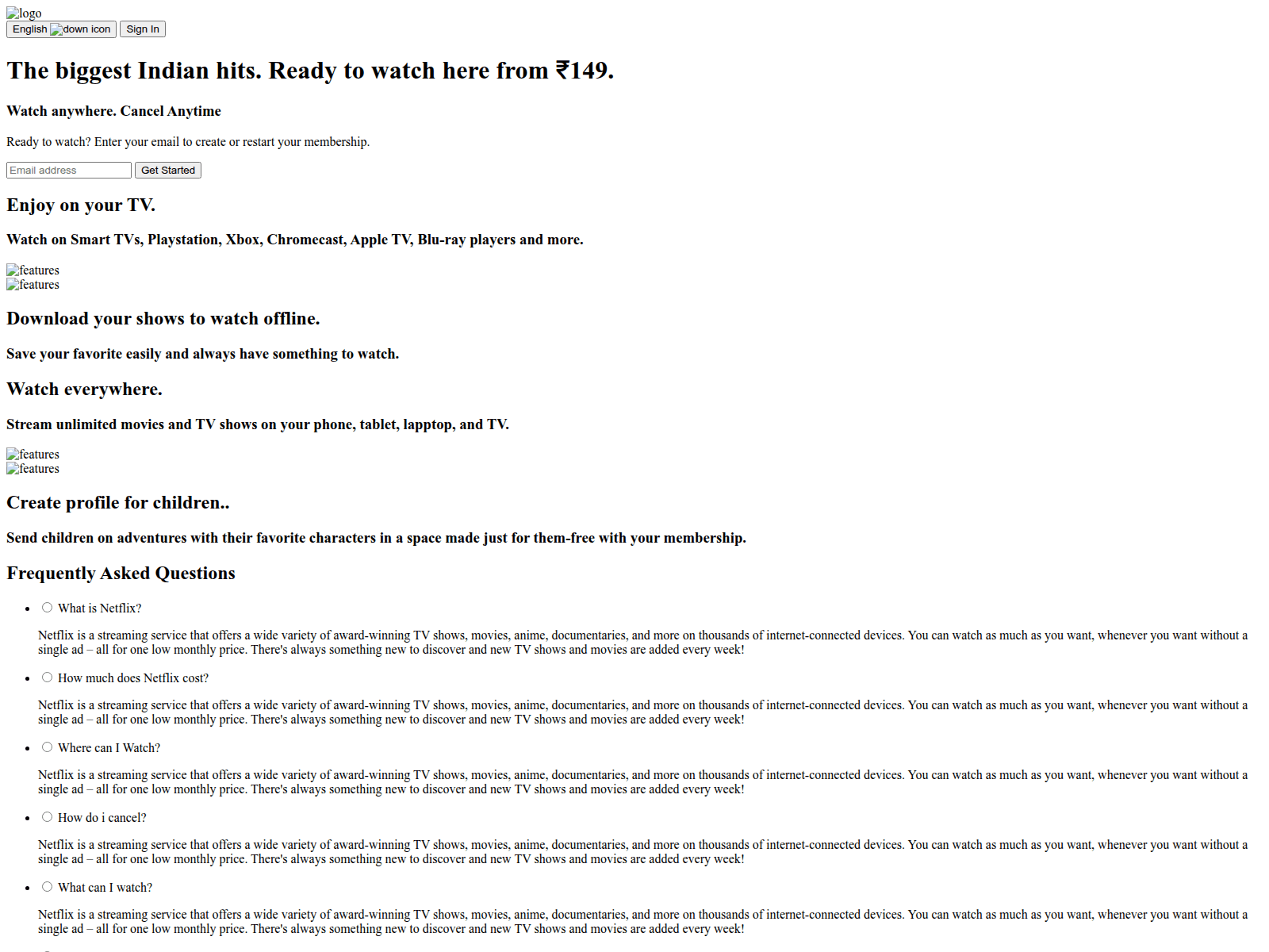 Screenshot of rainbow-griffin-9fac67.netlify.app
