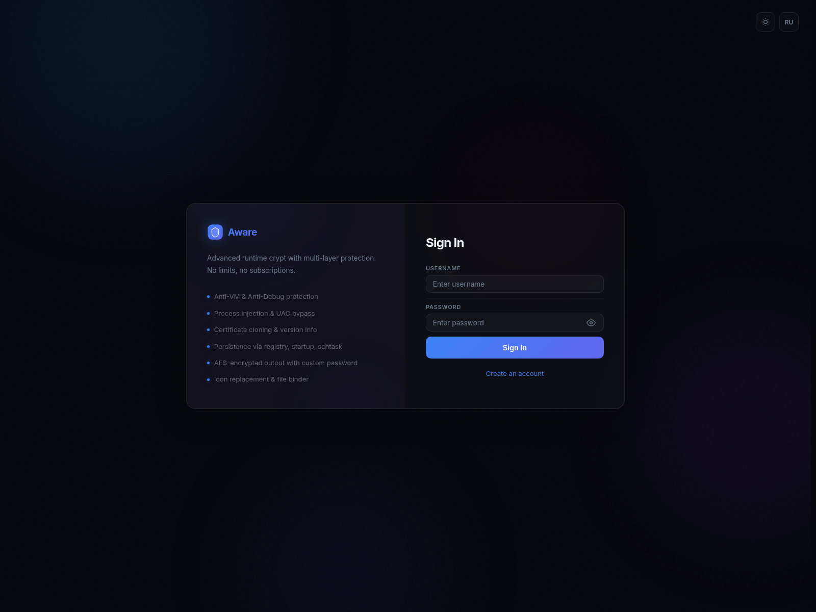 Screenshot of aware-cr1.com