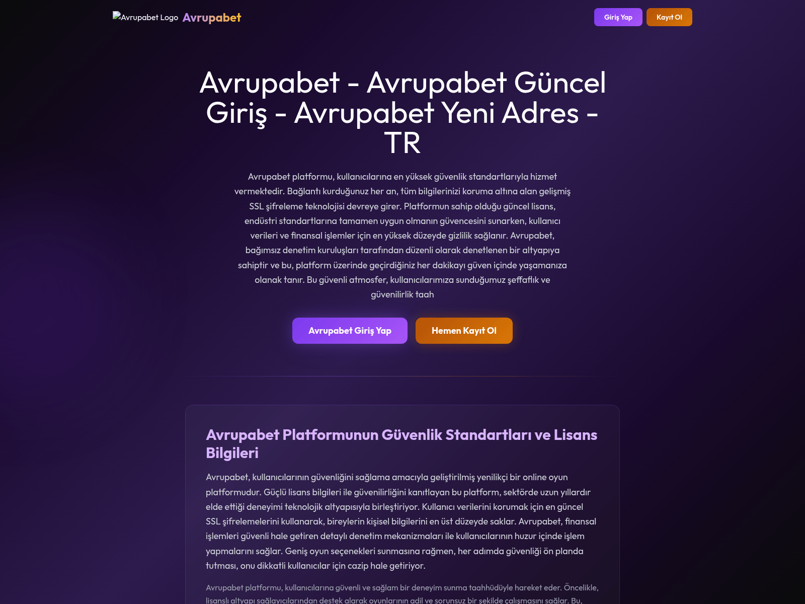 Screenshot of m.avrupabet-aktif-giris.site