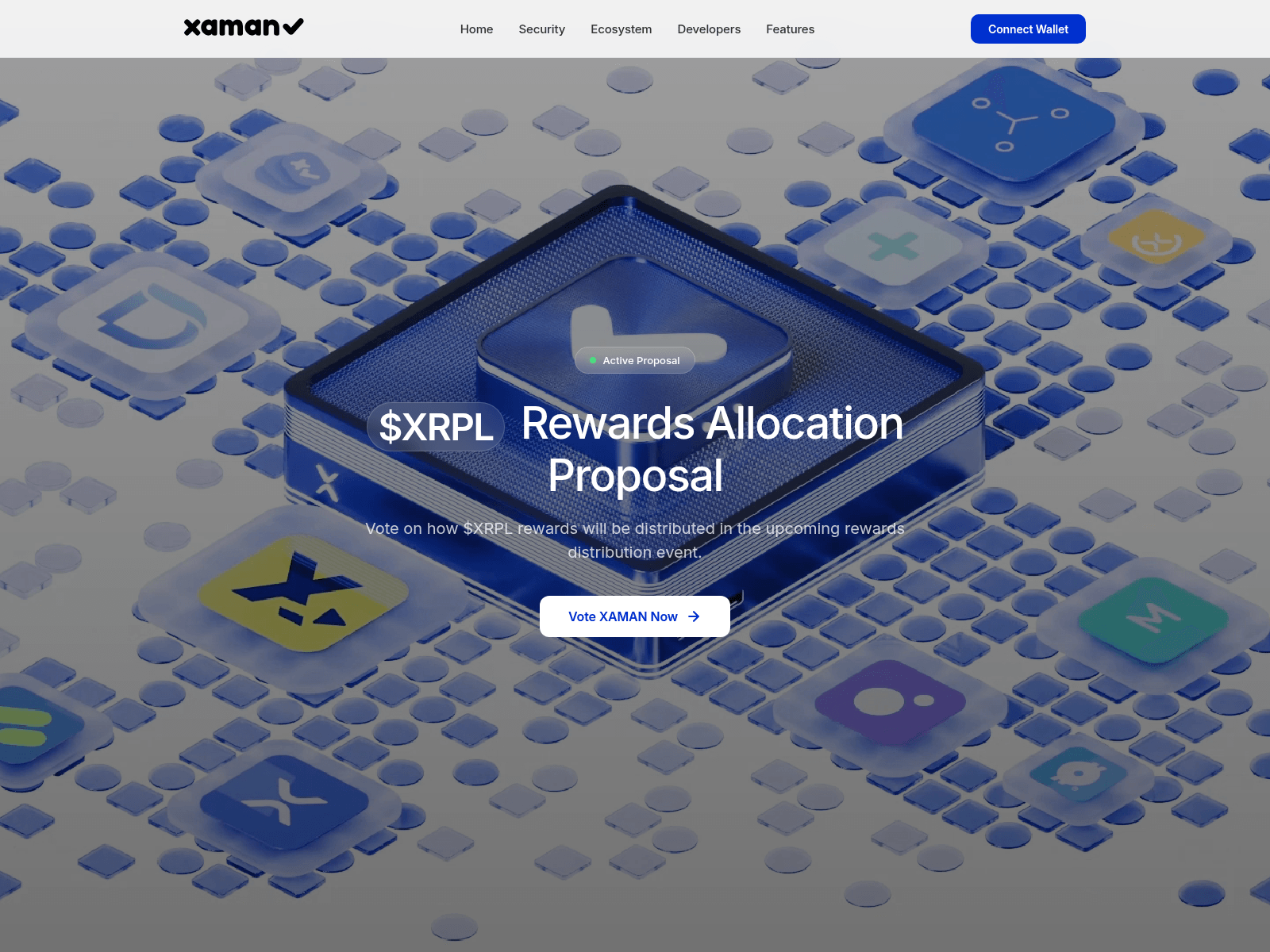Screenshot of reward-xrpl.xyz