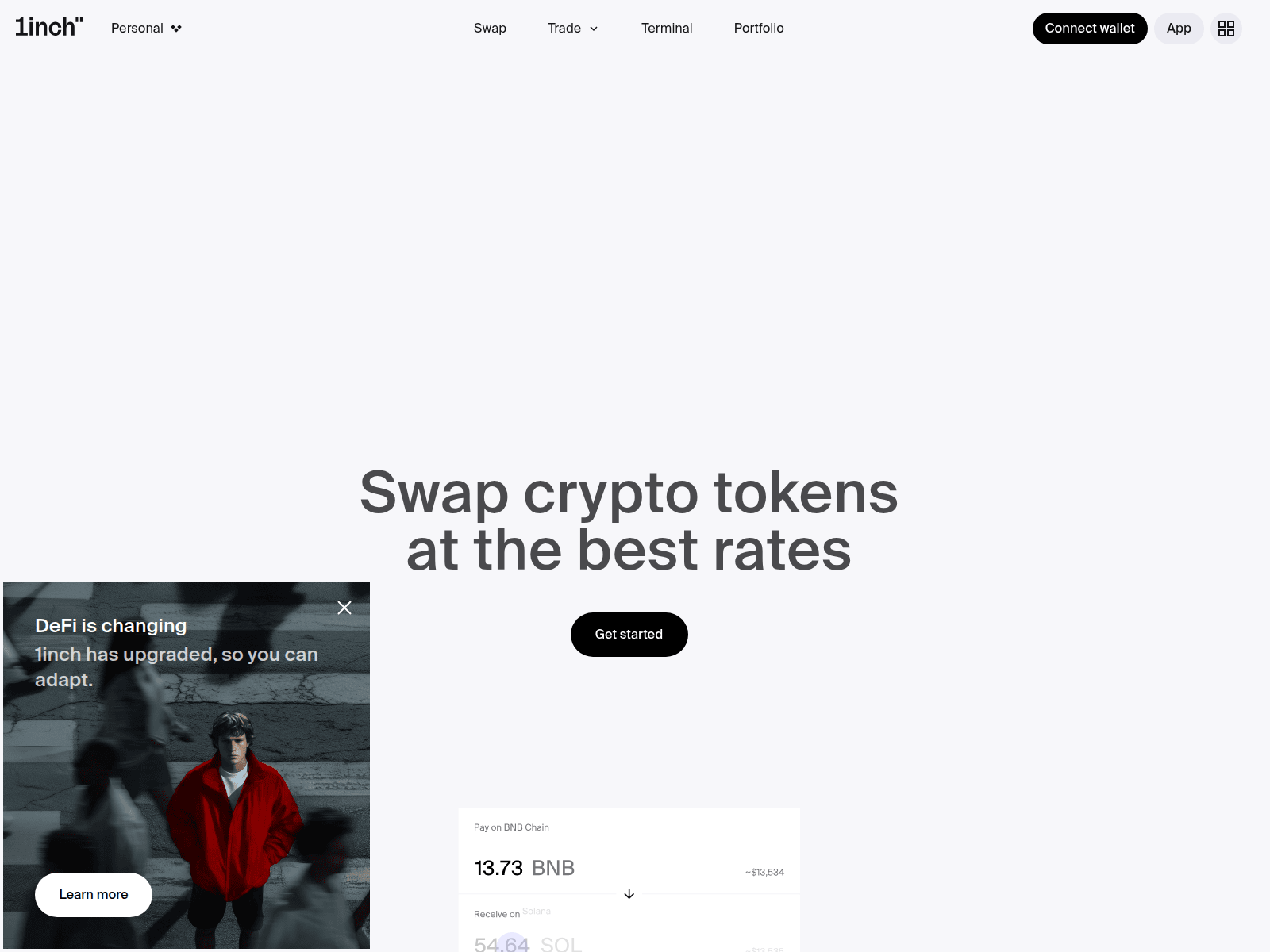 Screenshot of 1inch.com-svvap.co