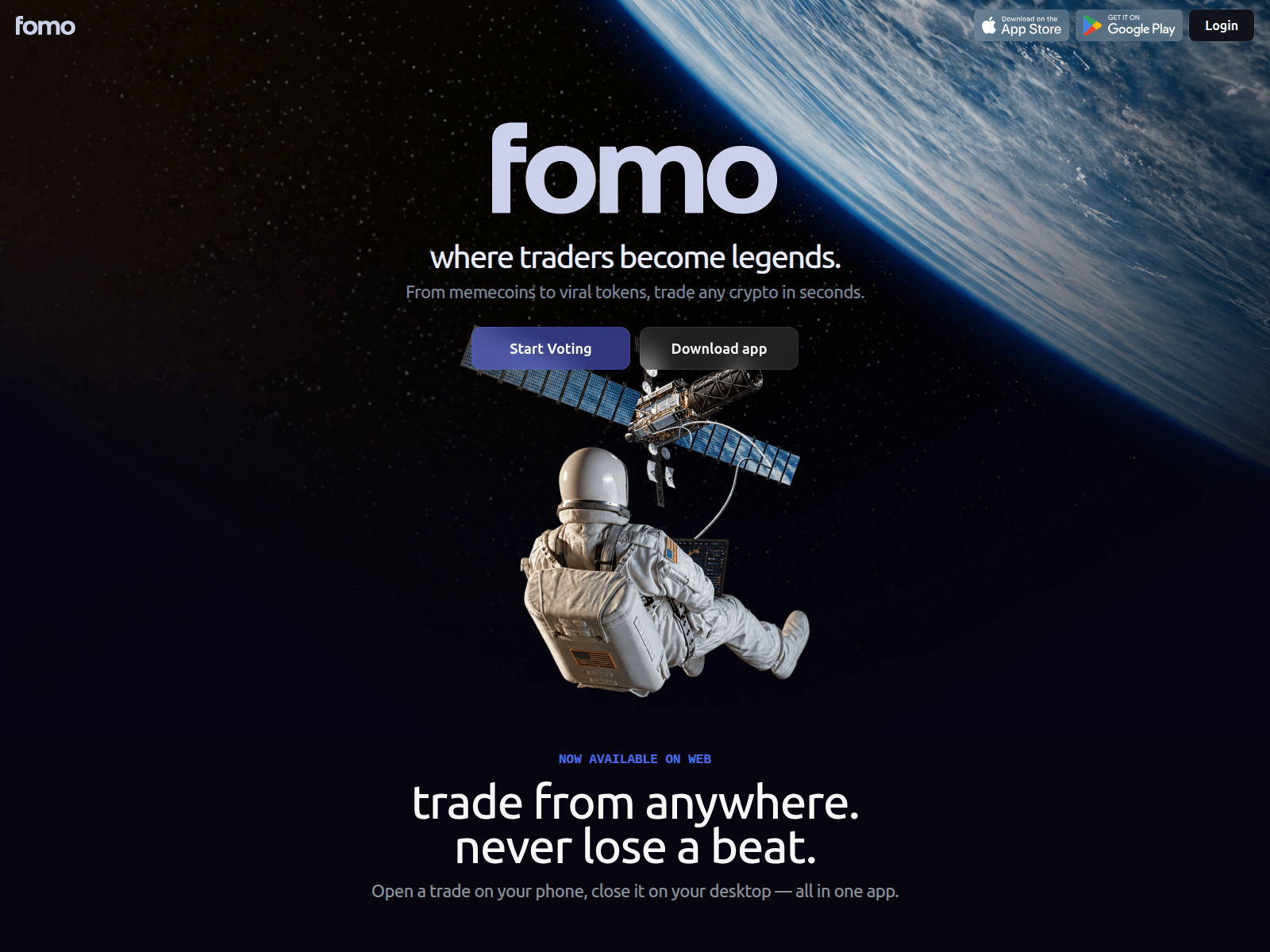 Screenshot of fomo-drop.xyz