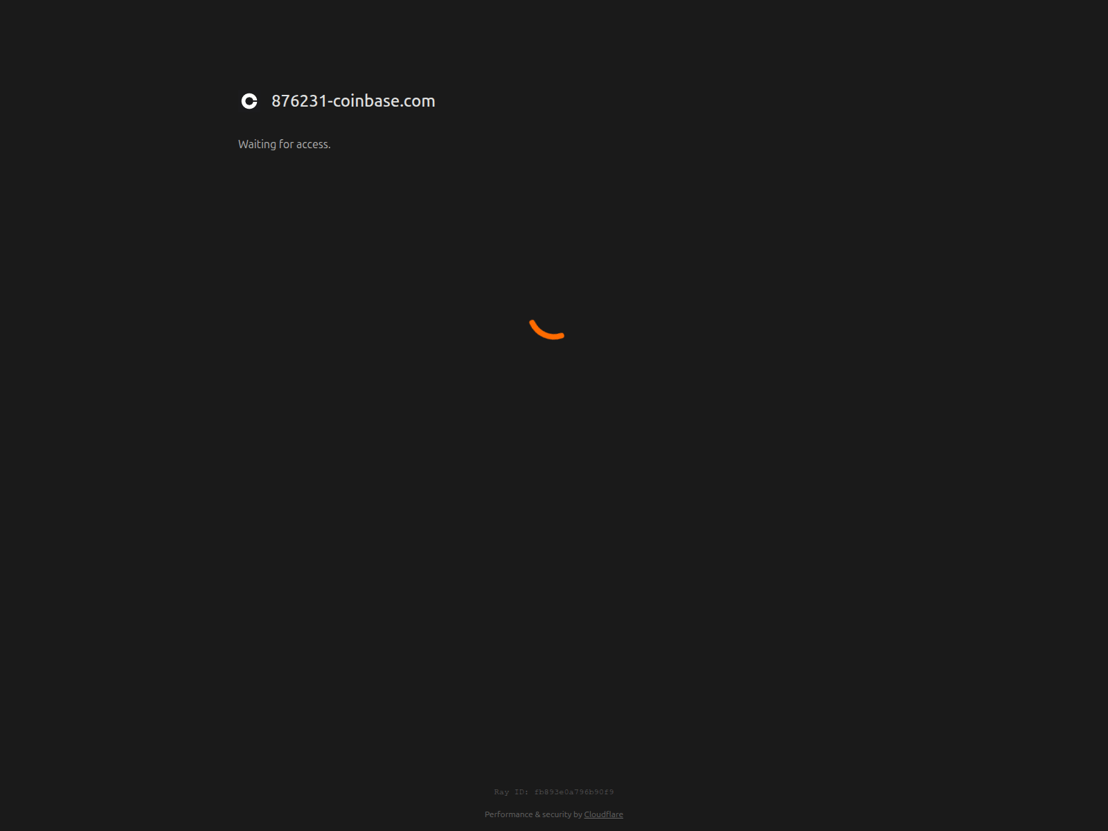 Screenshot of 876231-coinbase.com
