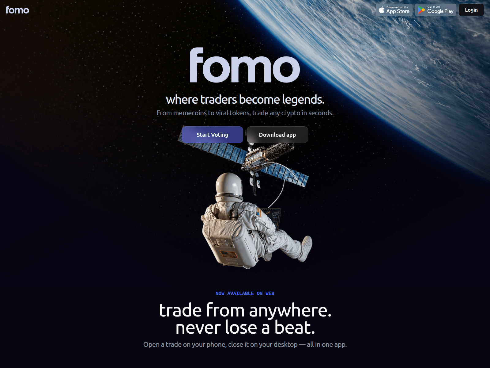 Screenshot of fomo-round.xyz