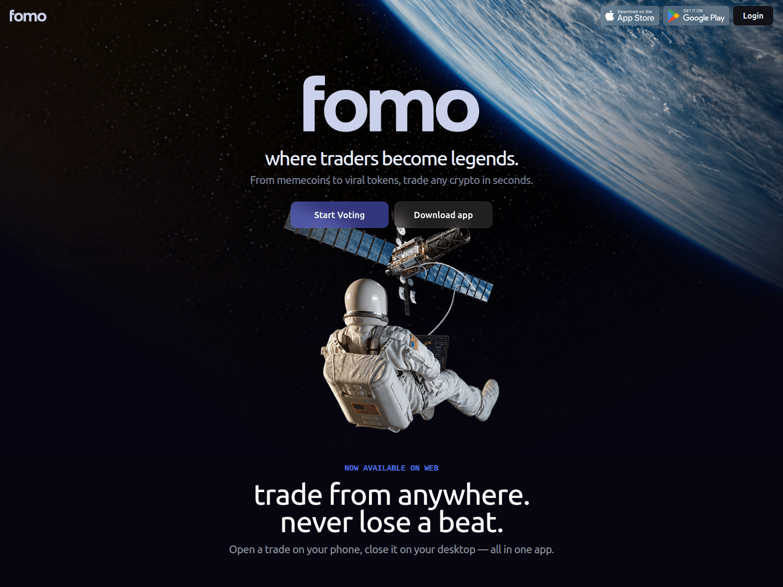 Screenshot of fomo-list.xyz