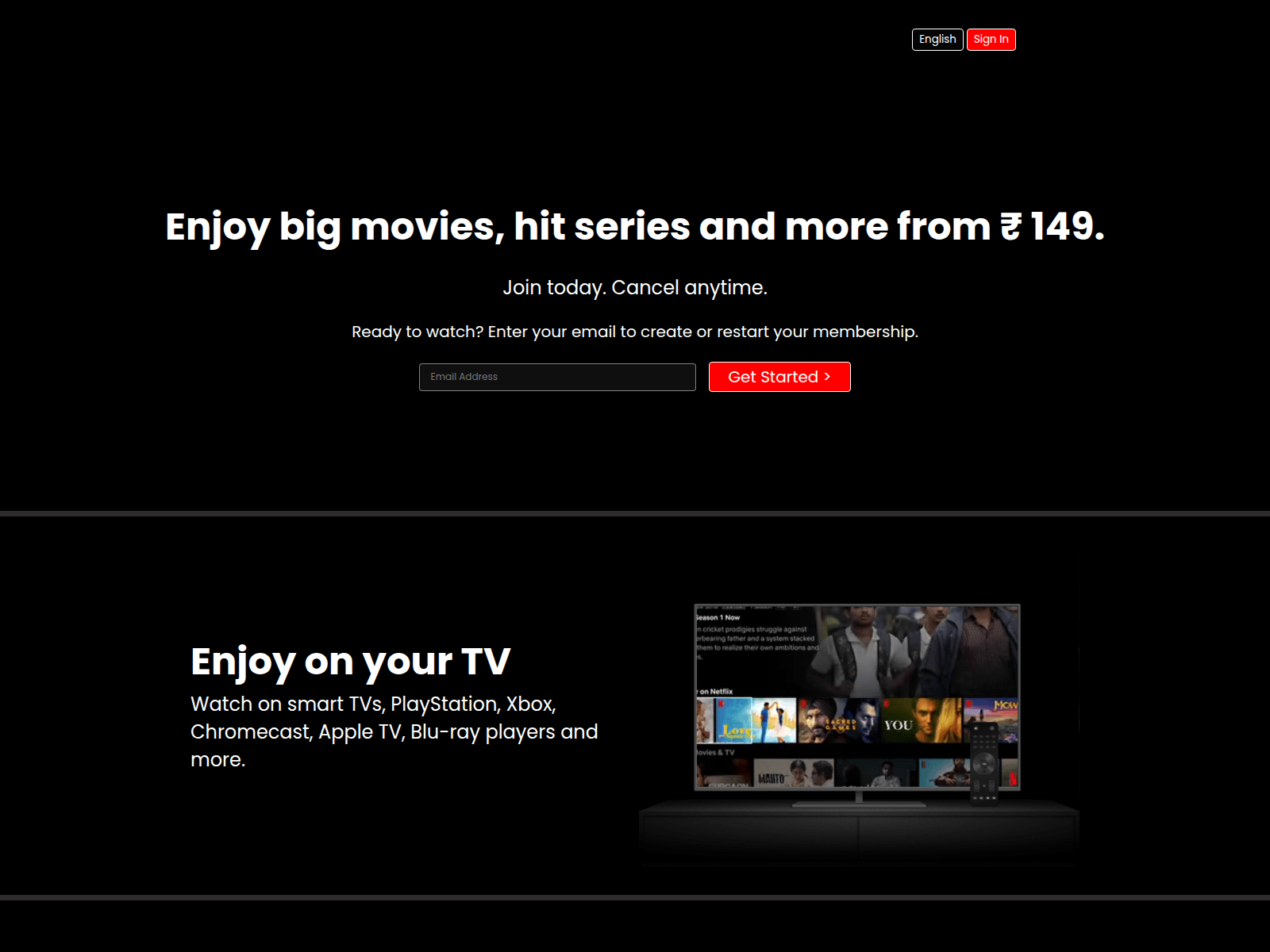 Screenshot of netclone08.netlify.app
