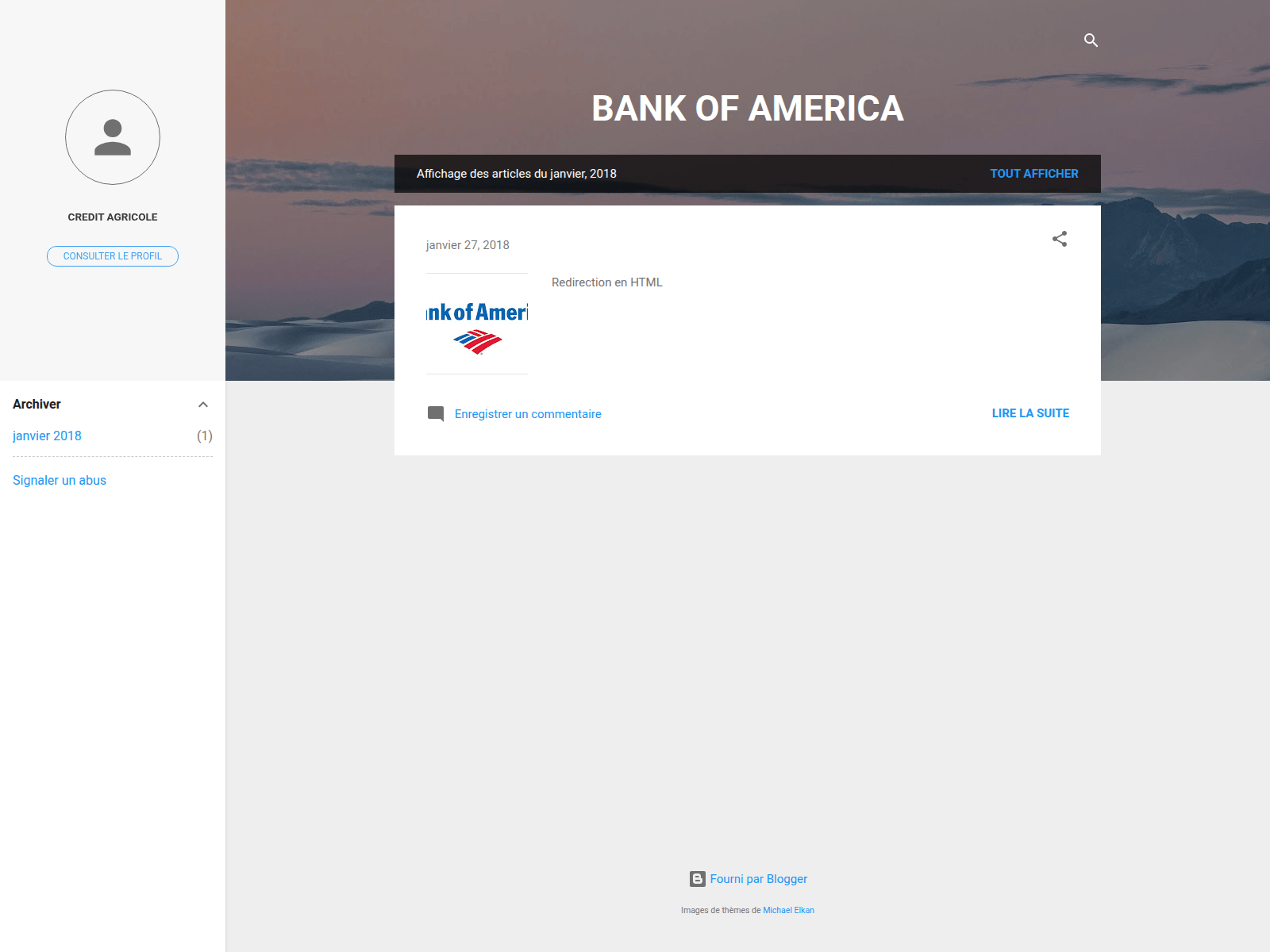 Screenshot of bankofamerica-security.blogspot.com