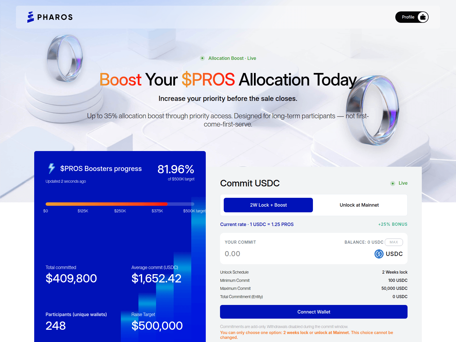 Screenshot of pharosnetwork-tge.com