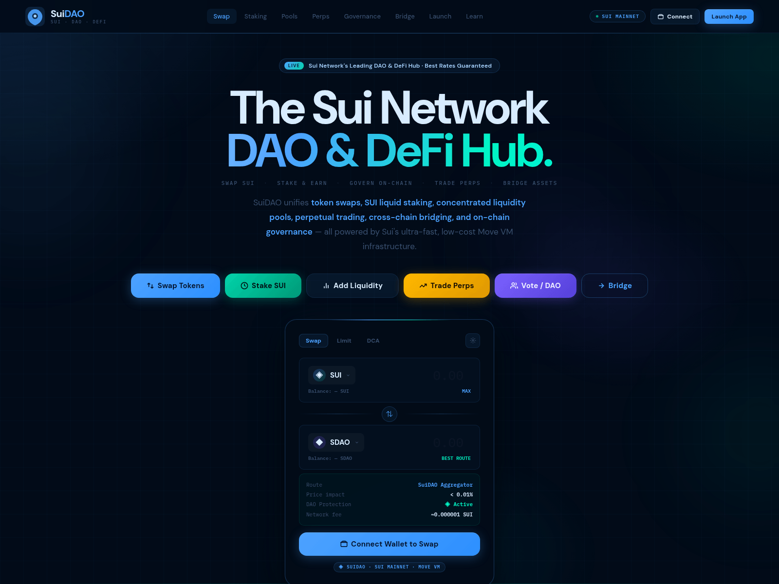 Screenshot of sui-dao.pro