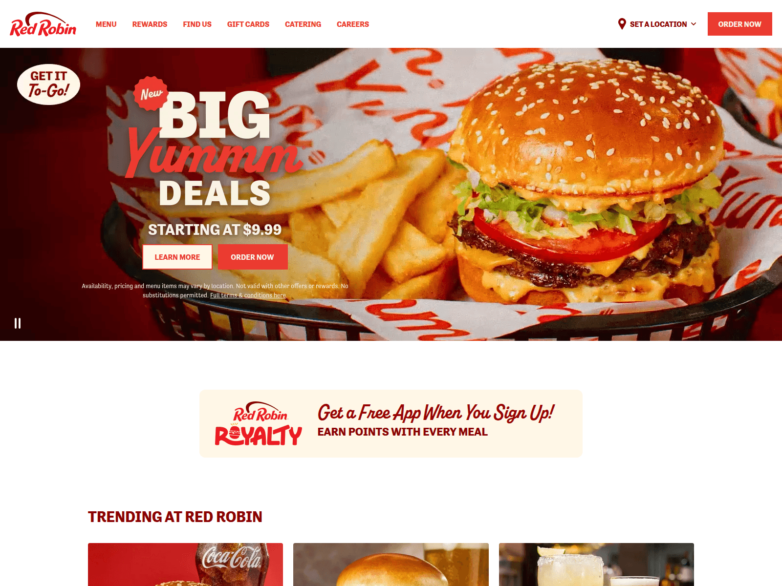 Screenshot of redrob1n.com