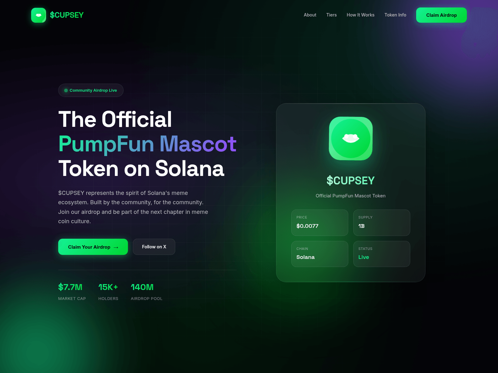Screenshot of cupsey-air.xyz