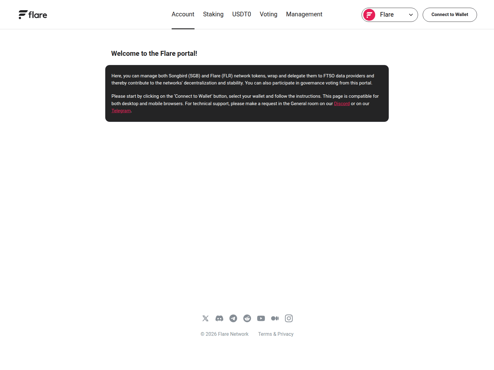 Screenshot of flarenetworksync.solutions