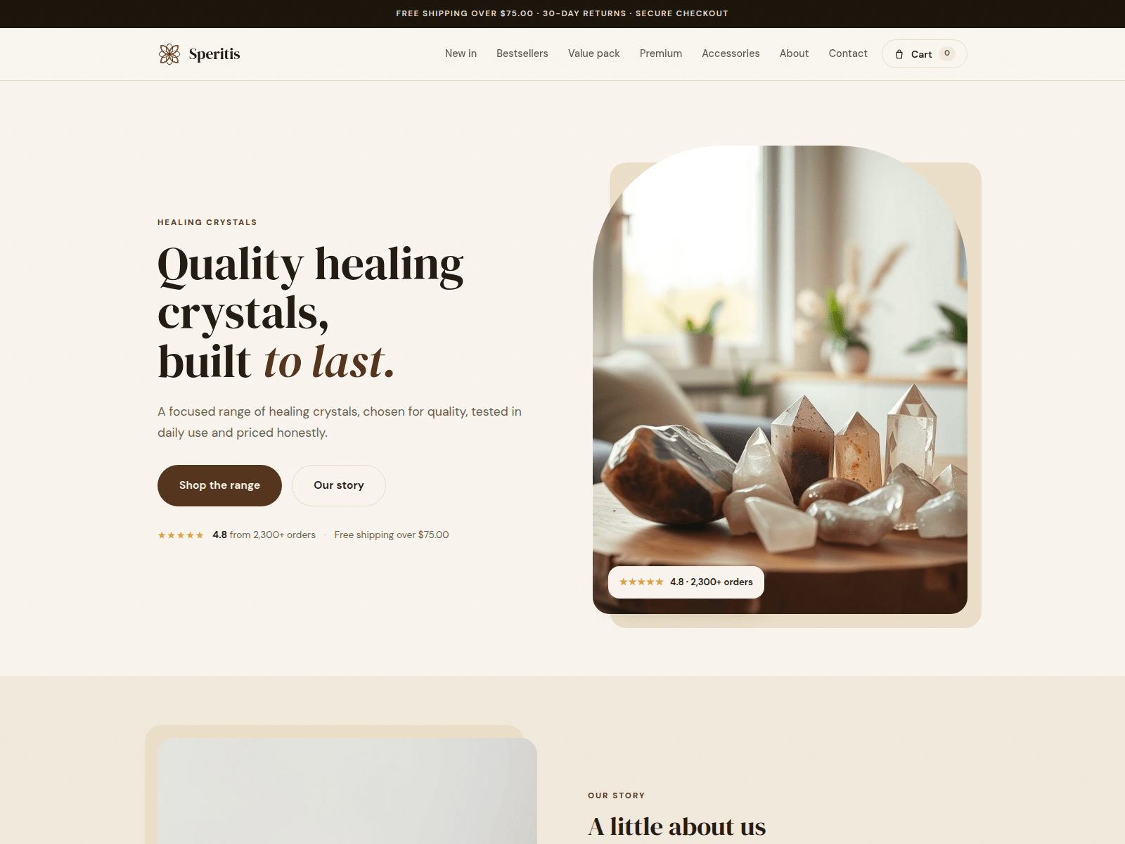 Screenshot of speritis.com