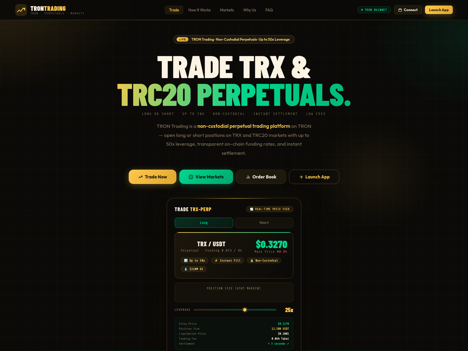 Screenshot of tron-trading.net