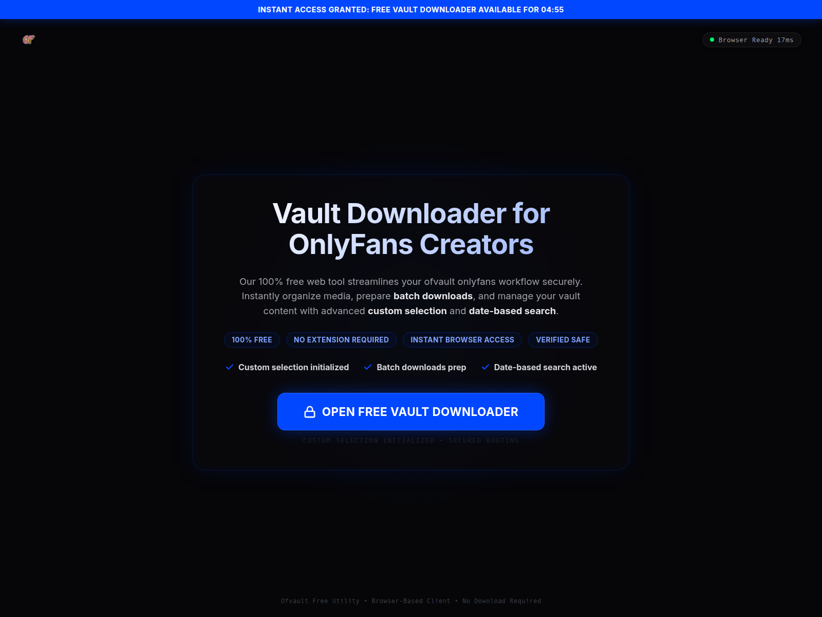 Screenshot of ofvault.live