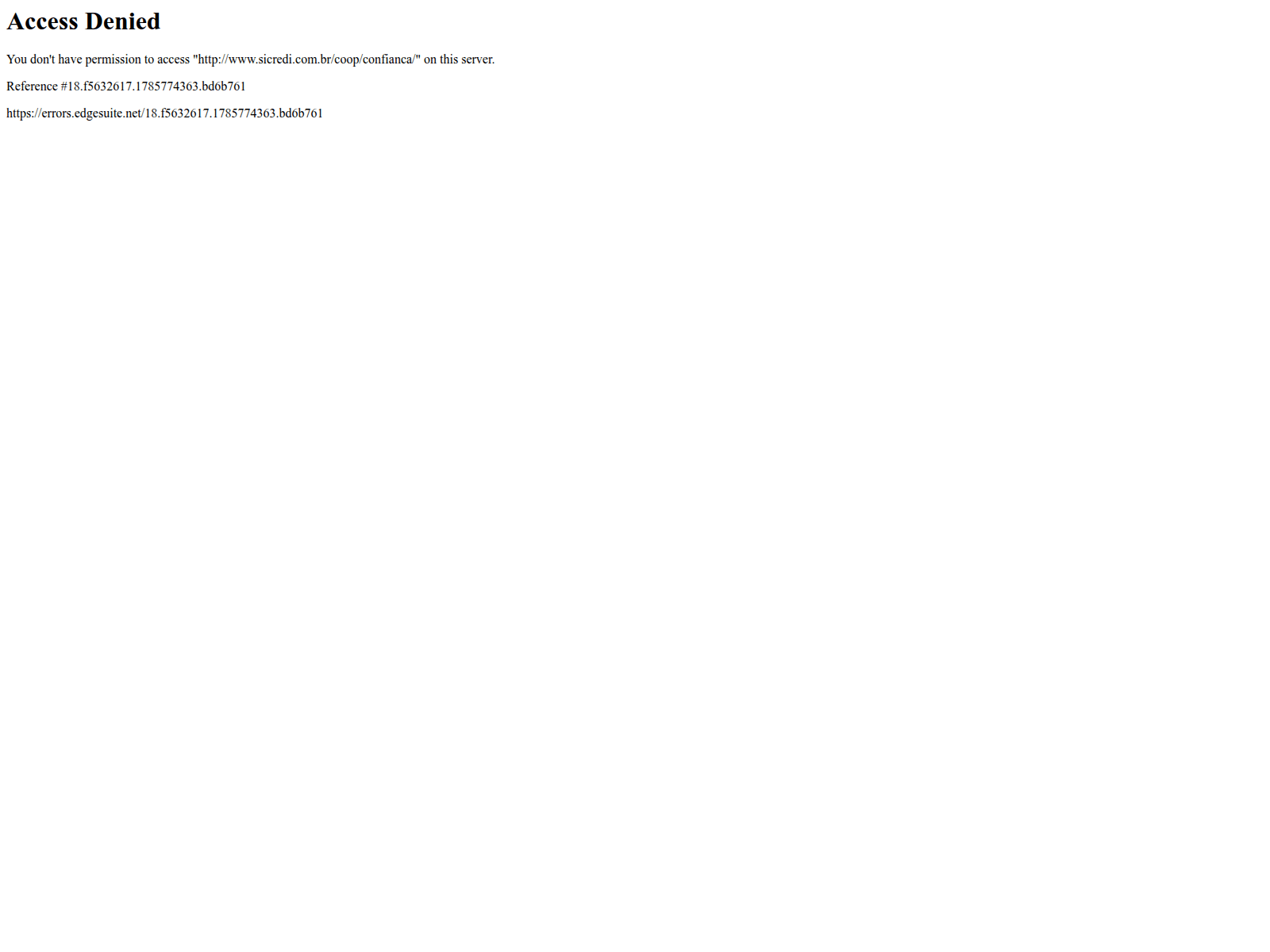 Screenshot of sicrediconfianca.com.br