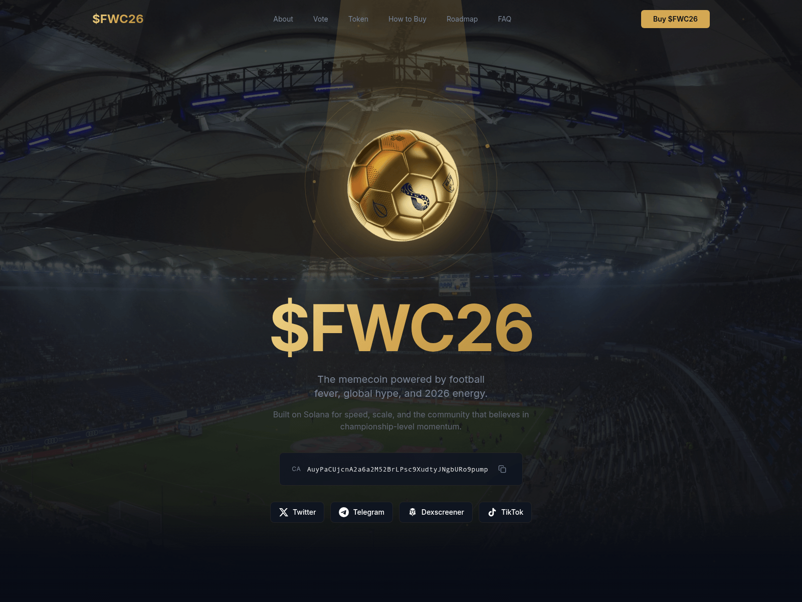 Screenshot of www.fwc26coin.com