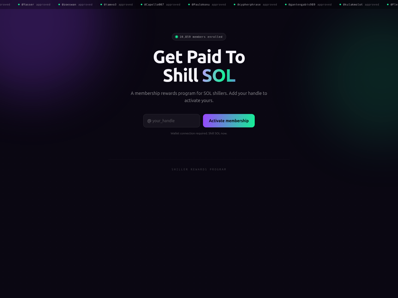Screenshot of shill-sol.com