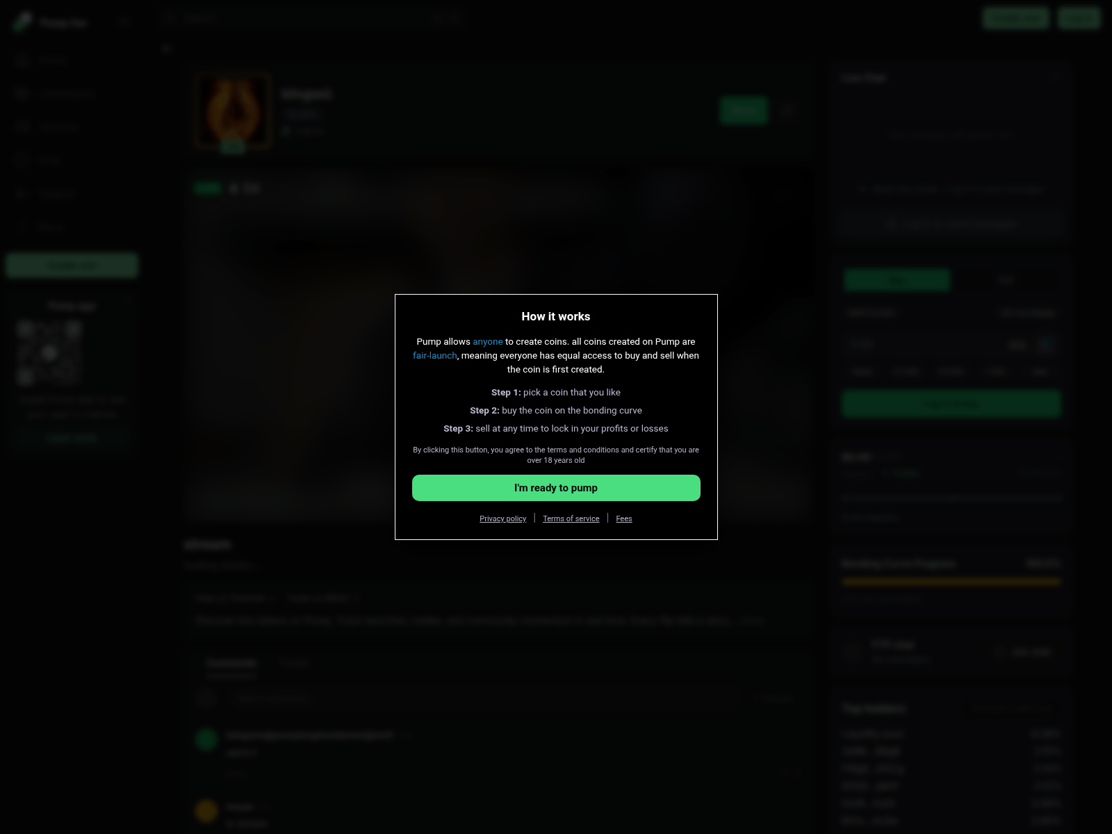 Screenshot of fun-tokencreator.live