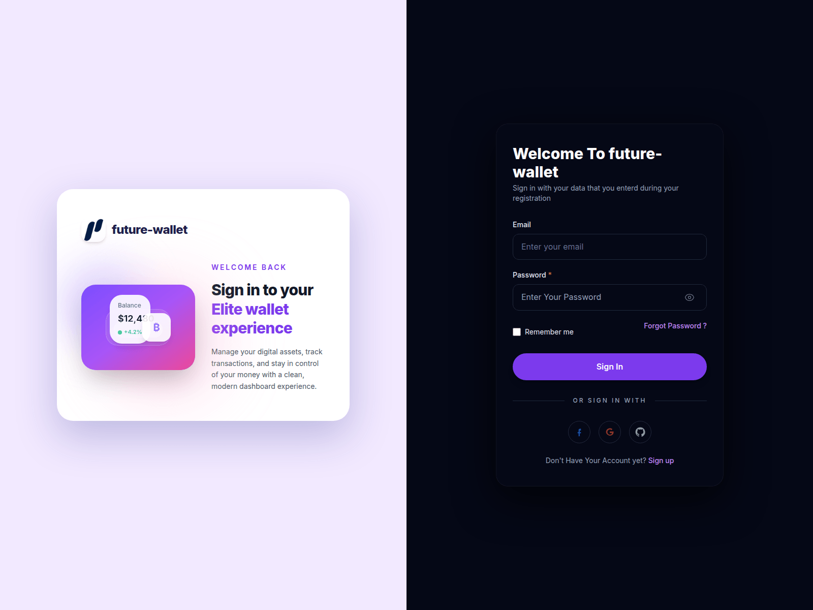 Screenshot of secure.future-wallet.net