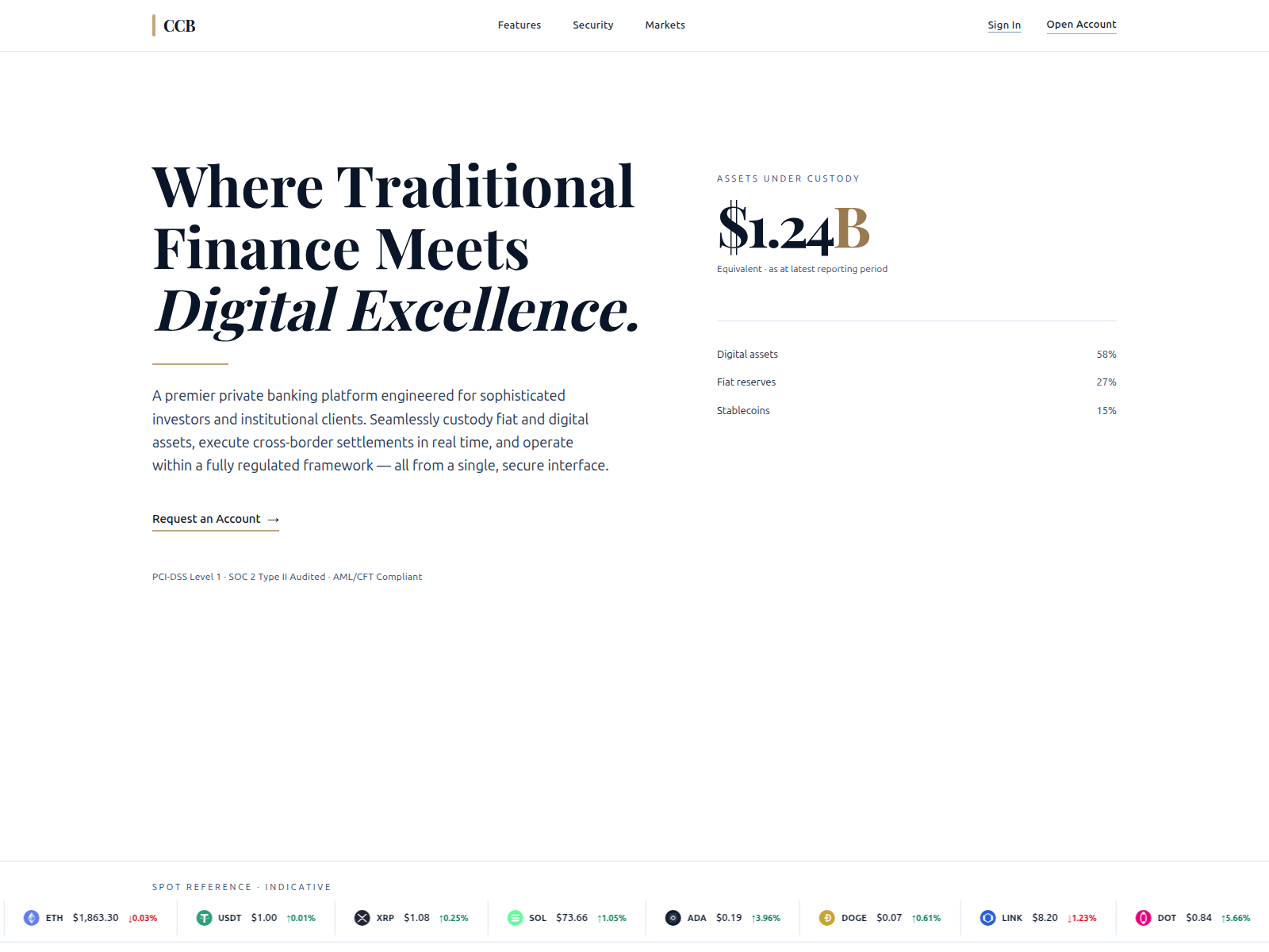 Screenshot of cryptocentralbanks.com